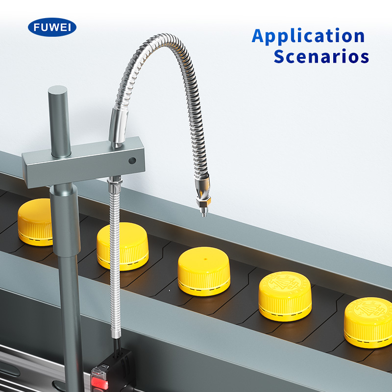 Koodauskoneen kiinteämuotoinen kuituoptinen anturi FWRC16-610HT